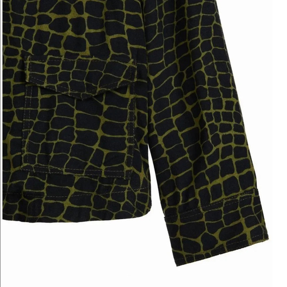 ZARA Kids | Green & Black | SRPLS PRINTED OVERSHIRT - Picture 5 of 7